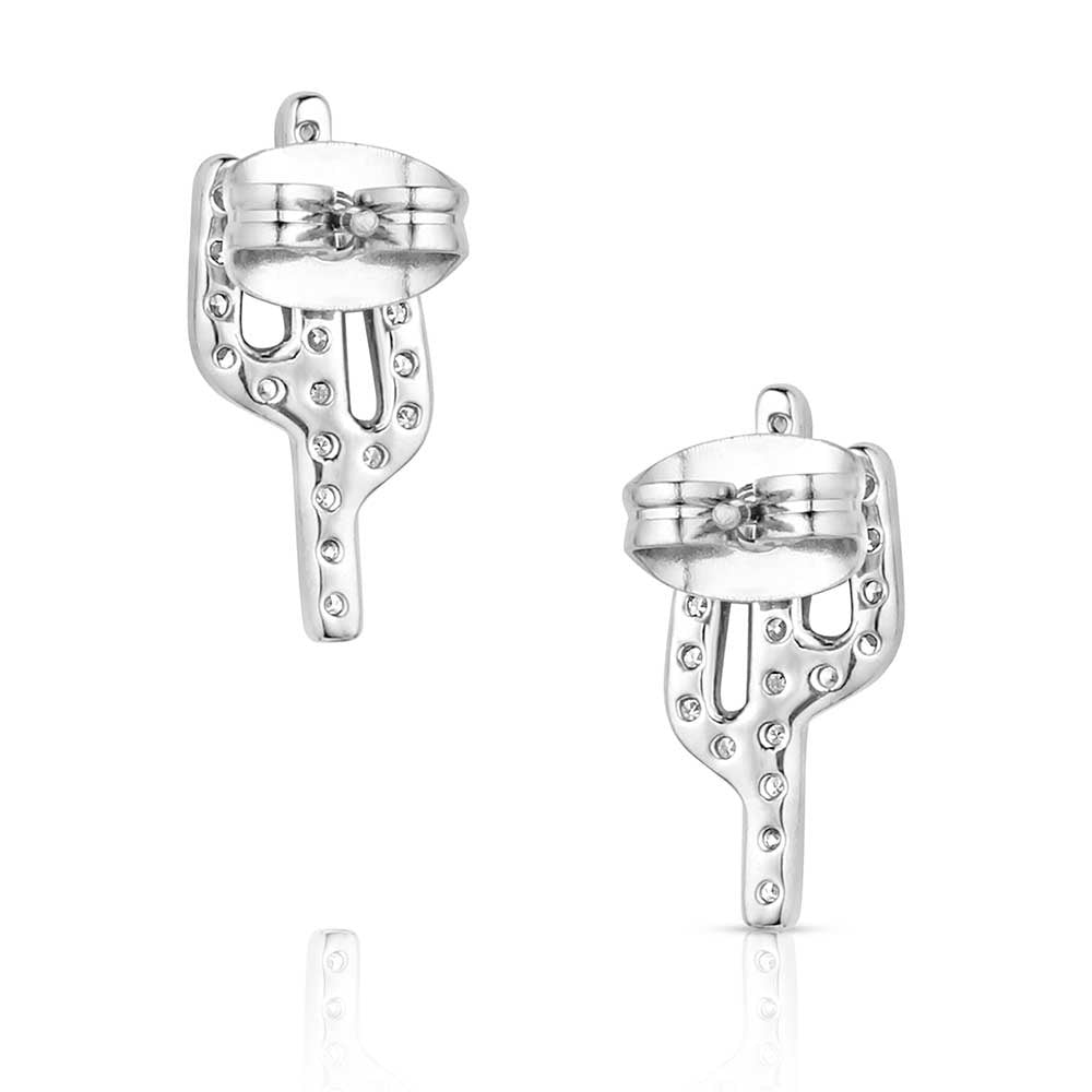 Montana Silversmiths Sparkling Saguaro Earrings.