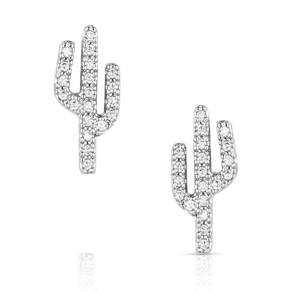 Montana Silversmiths Sparkling Saguaro Earrings.