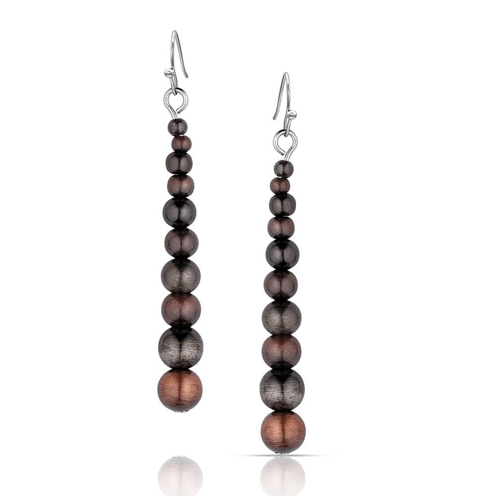 Montana Silversmiths Blank Slate Beaded Earrings.