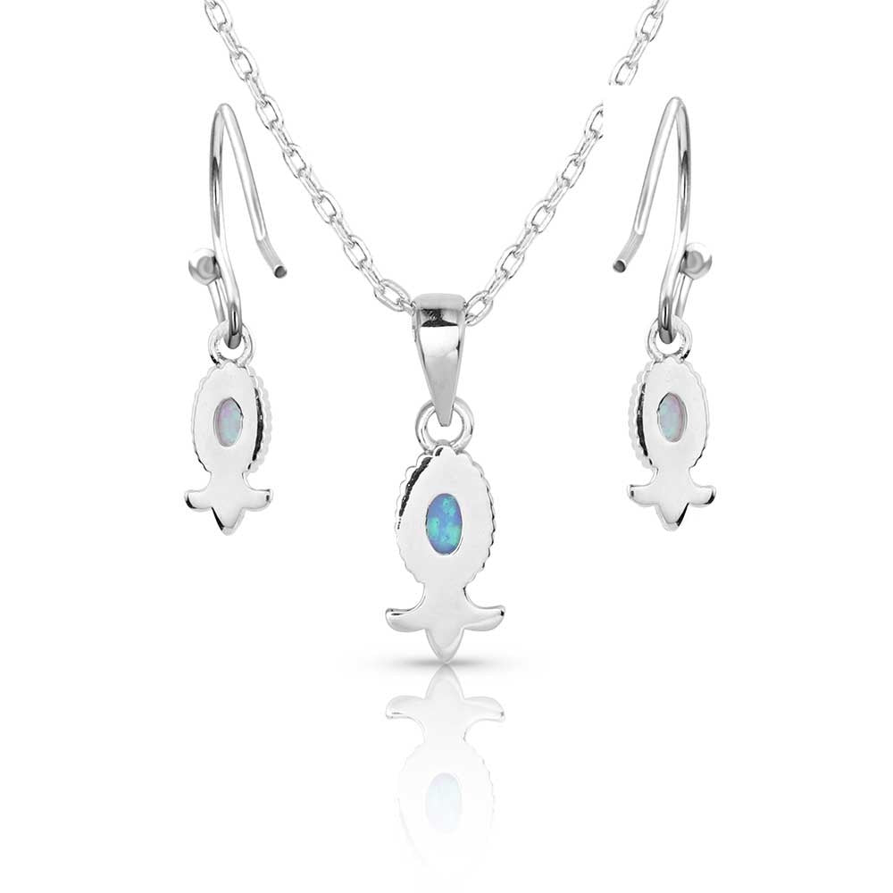 Montana Silversmiths Opal Flourish Jewelry Set