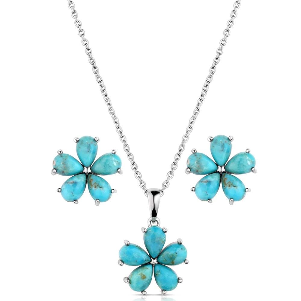 Montana Silversmiths Floral Sky Jewelry Set