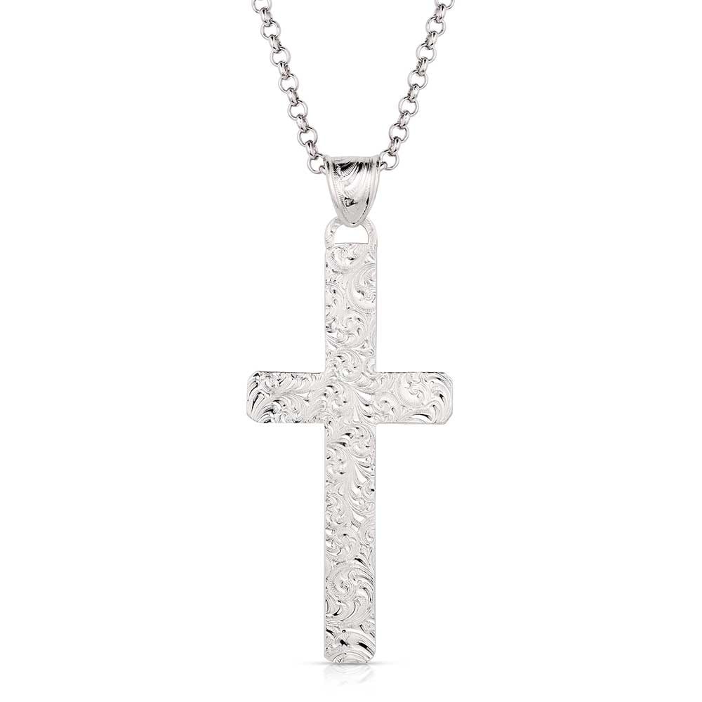 Montana Silversmiths Brilliant Belief Cross Necklace