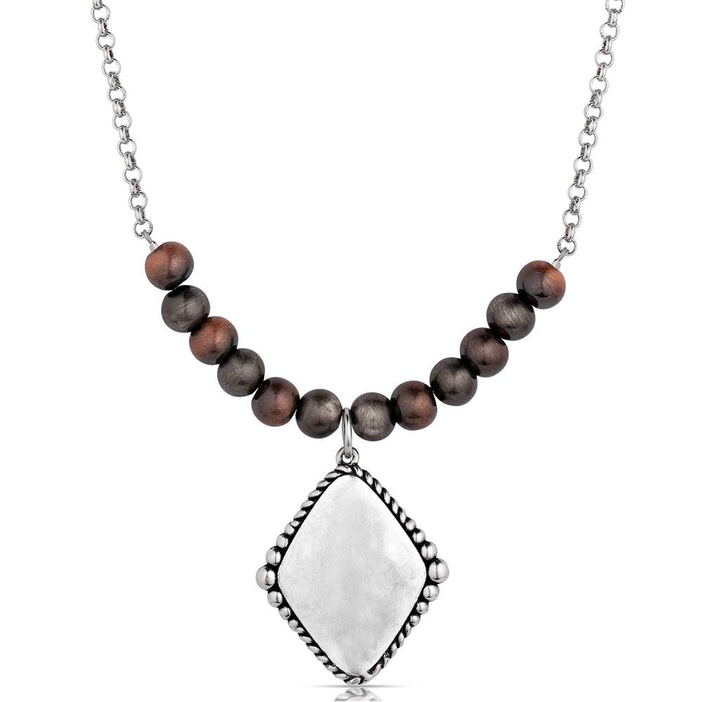 Montana Silversmiths Blank Slate Beaded Necklace.