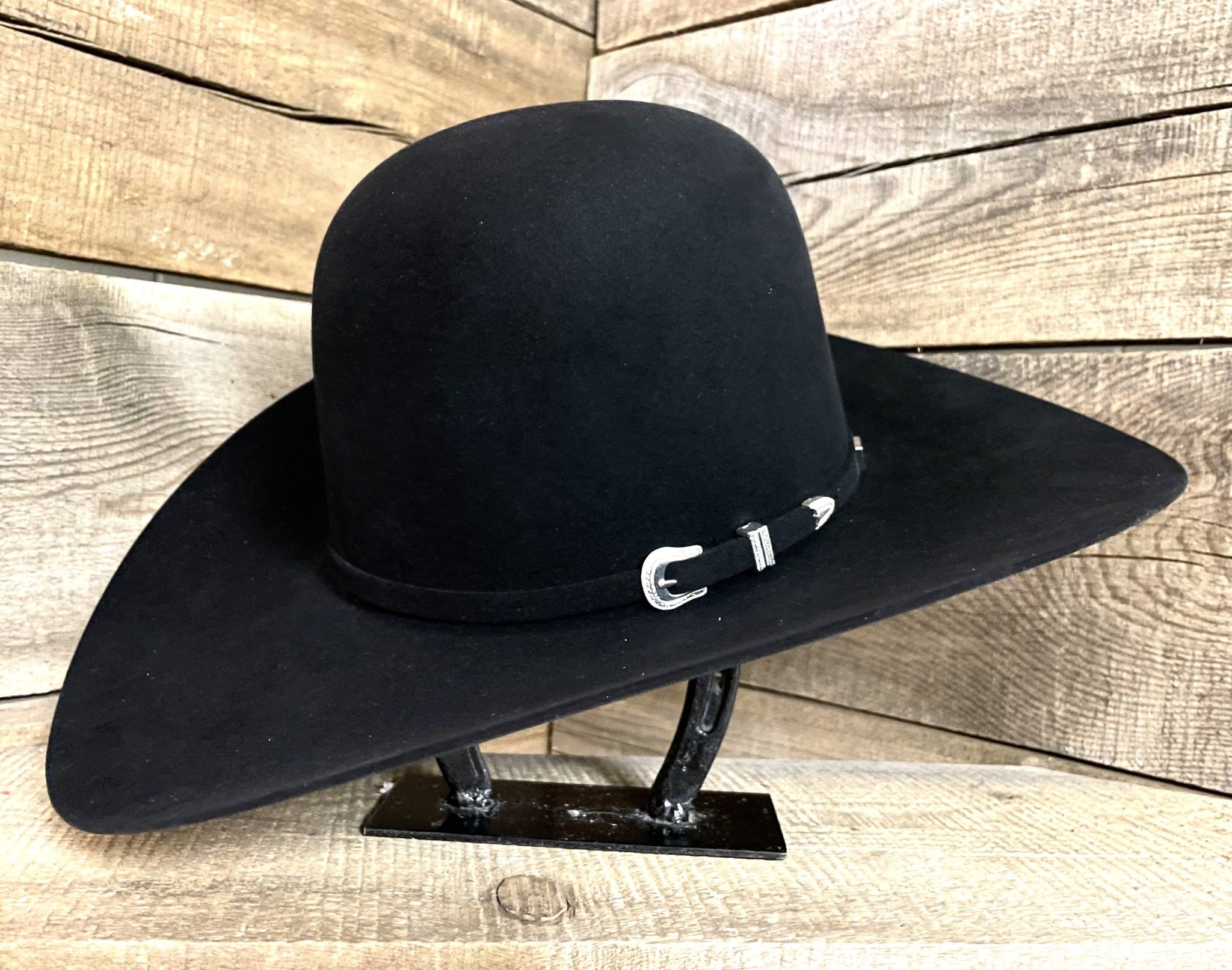 American Hat Co. 7X Black 4 1/4'' Brim