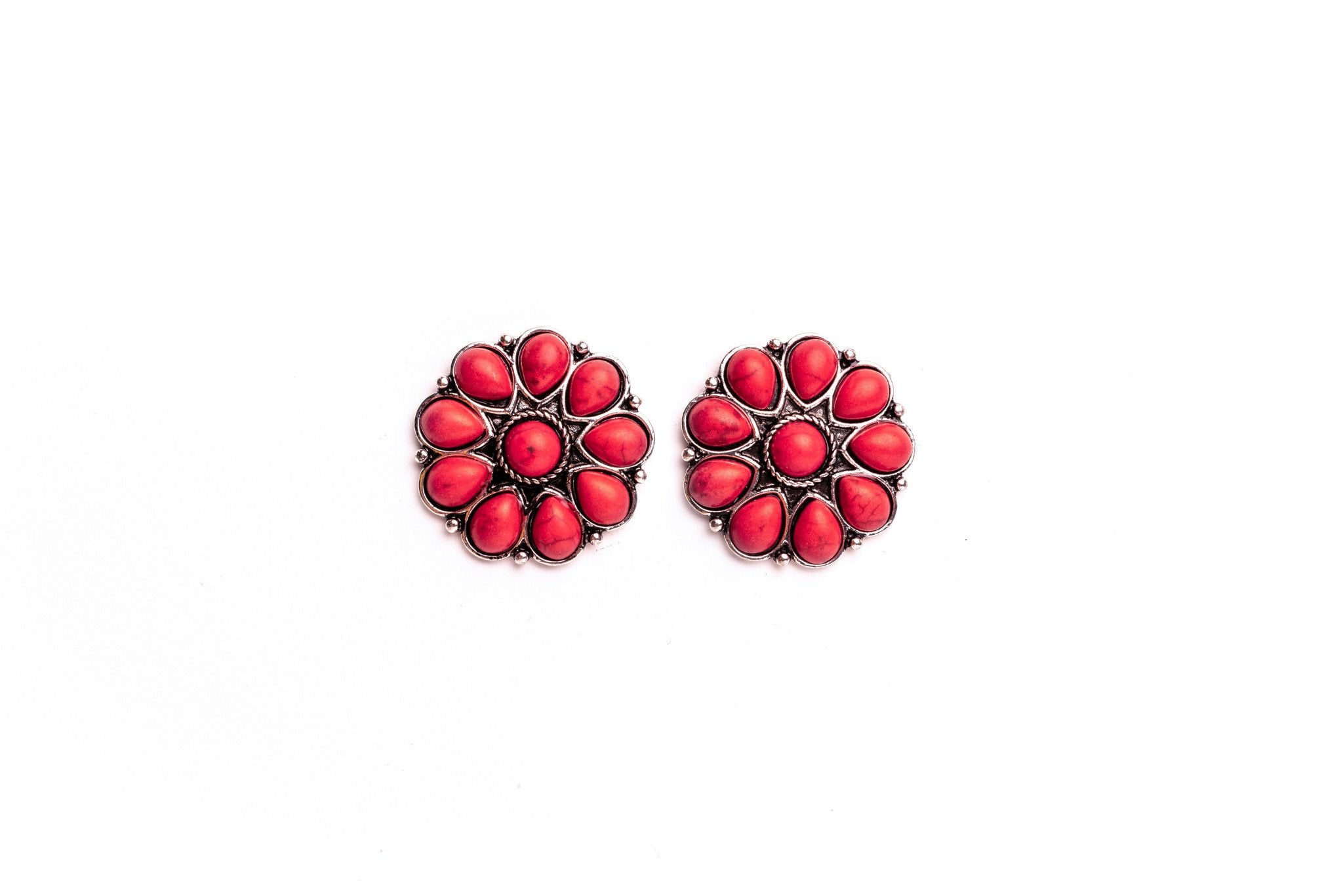 West & Co. Flower Earrings.