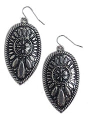 Teardrop Concho Earrings