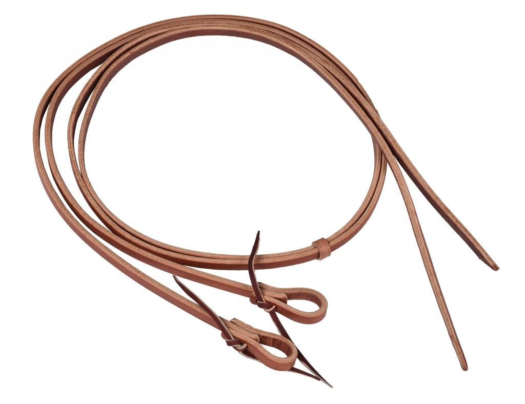 Berlin Leather Water Loop Split Reins 5/8" X 8'.