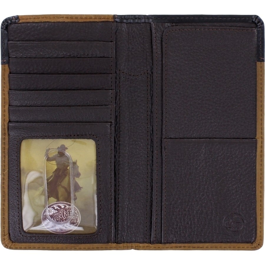 Men's Fenced In Checkbook Wallet.