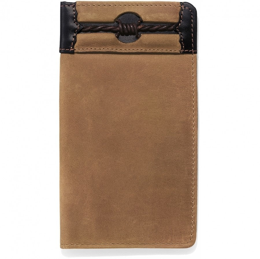 Men's Fenced In Checkbook Wallet.