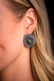 West & Co. Concho Earrings