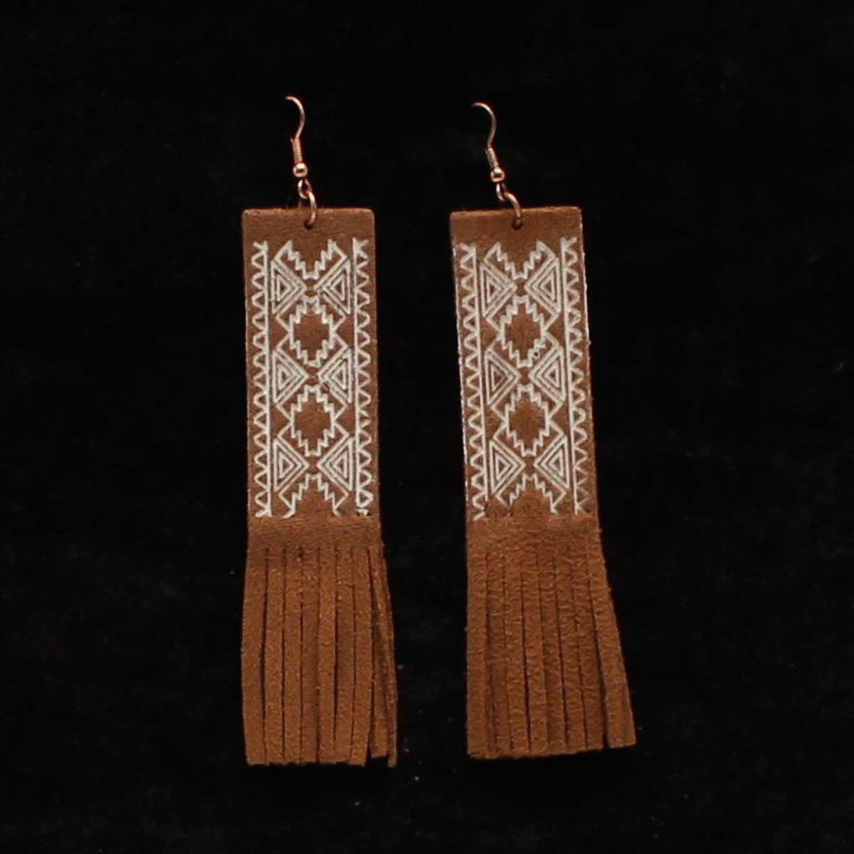 Blazin' Roxx Suede Fringe Earrings.