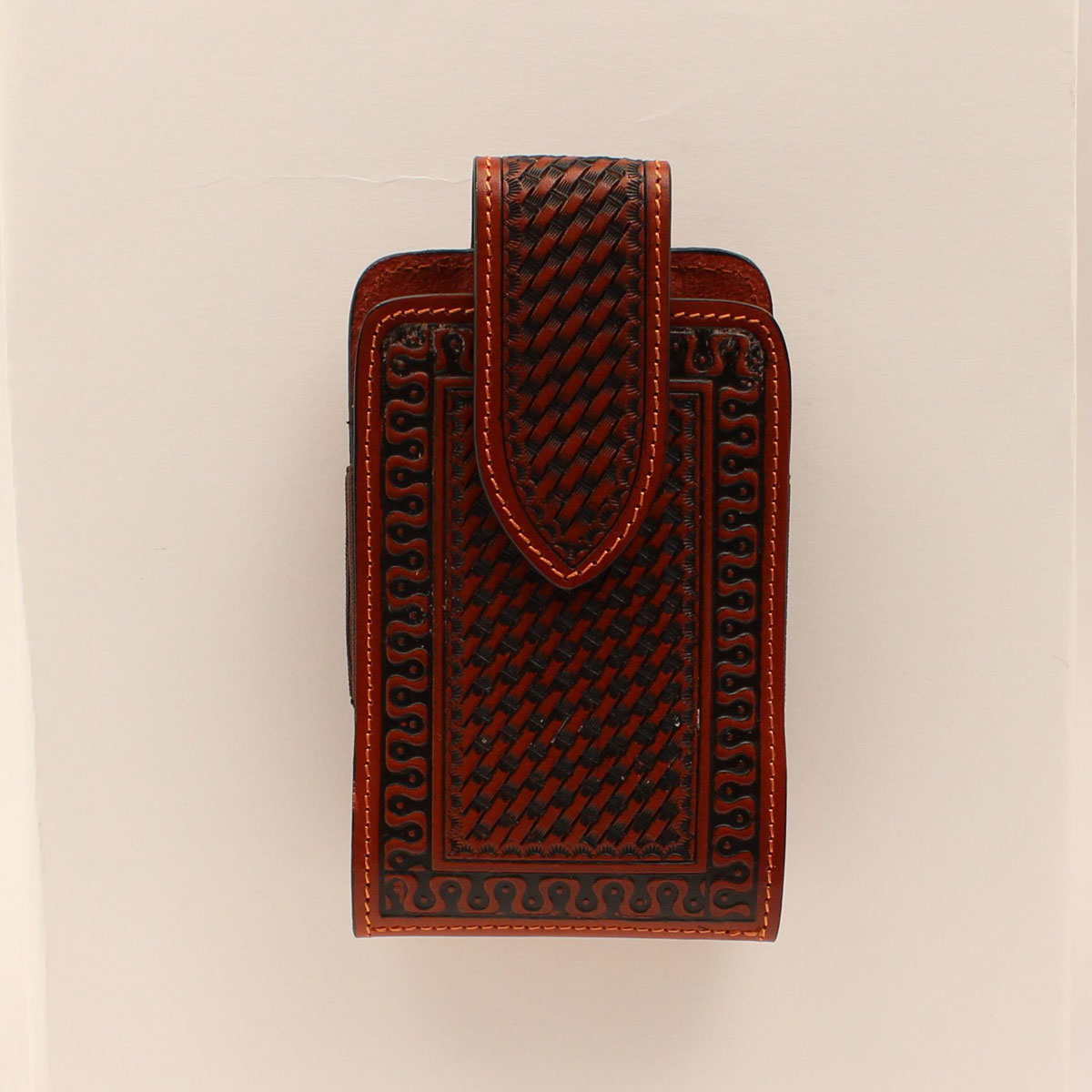 3D Western Leather Cell Phone Case.