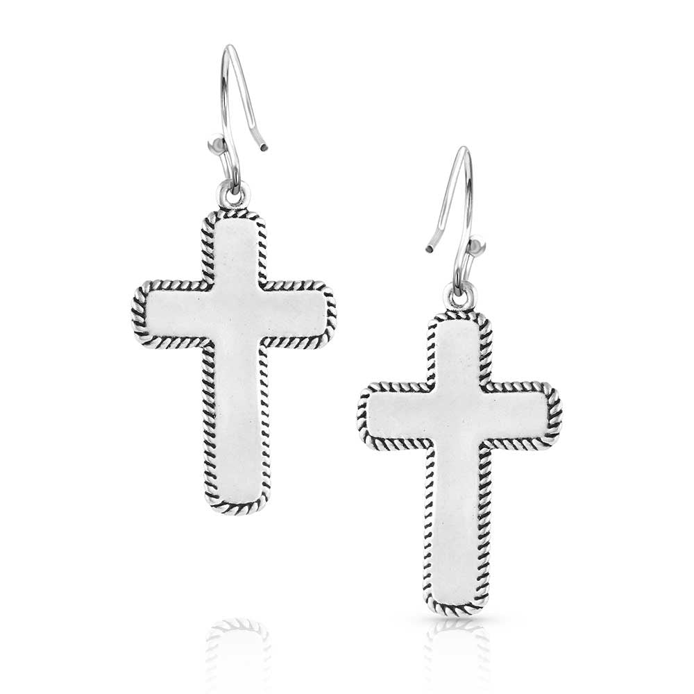 Montana Silversmiths Cross Earrings.