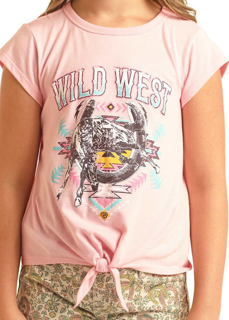 Rock & Roll Cowgirl Girl's Wild West Tee