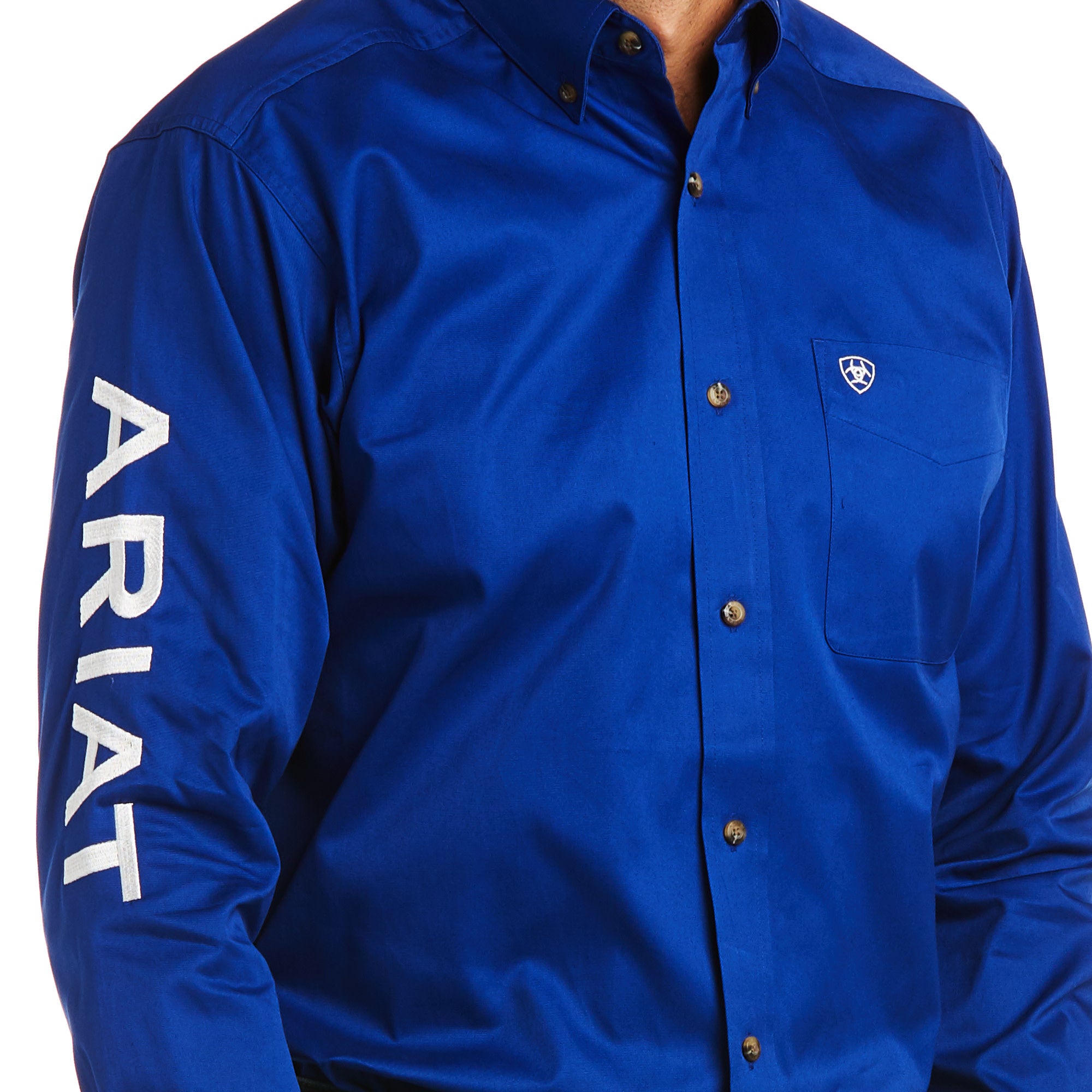 Ariat Men's Team Logo Twill Fitted Button Down Shirt