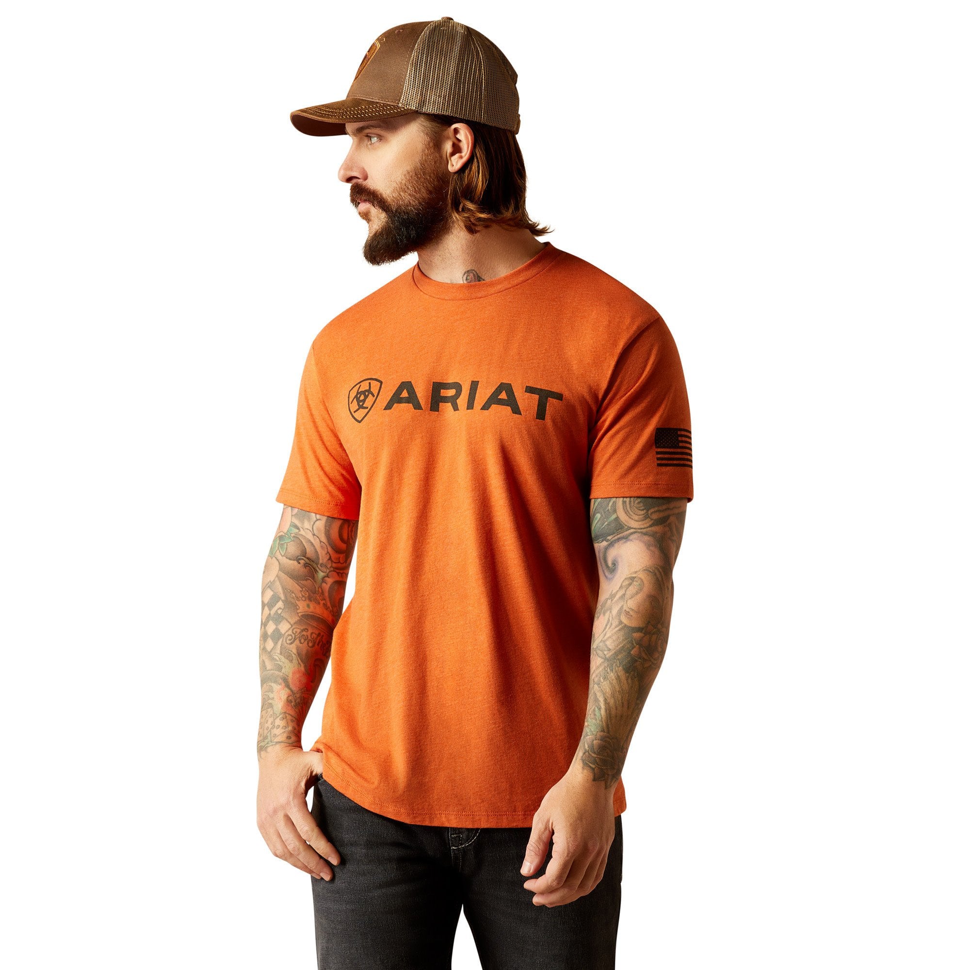 Ariat Men's Shield Flag Tee