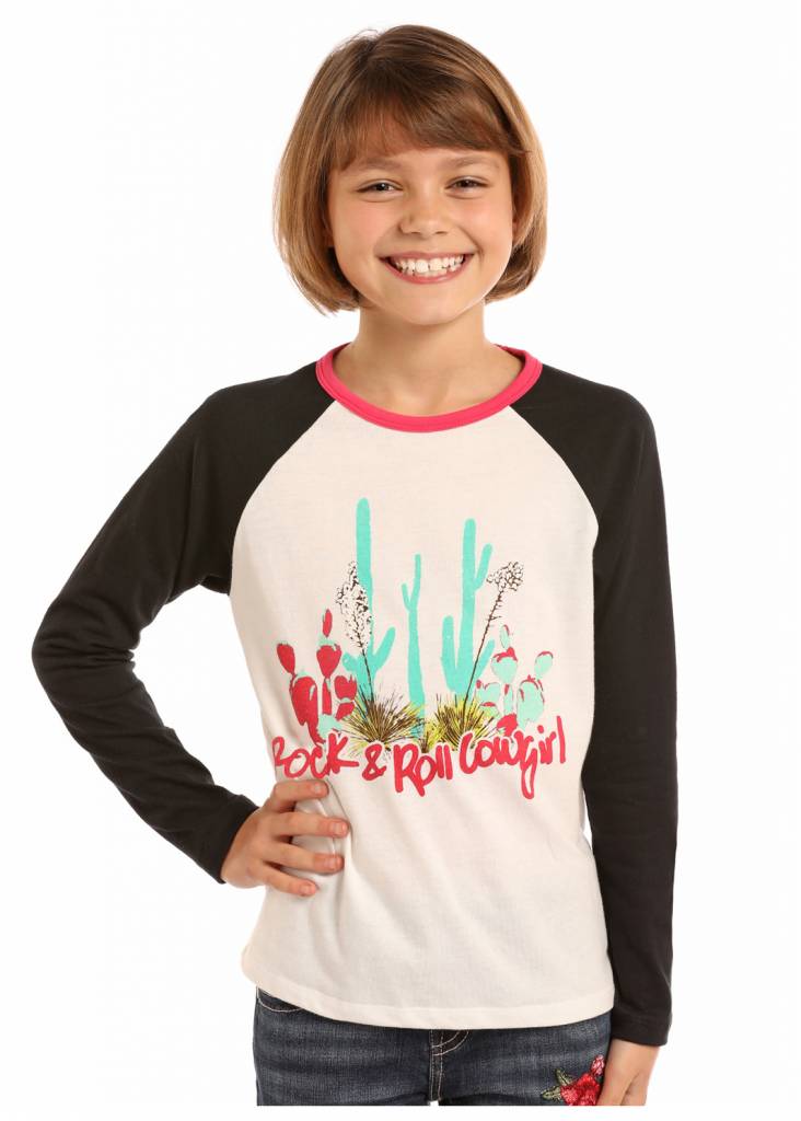 Girl's Rock & Roll Cowgirl T-Shirt G4T8601.