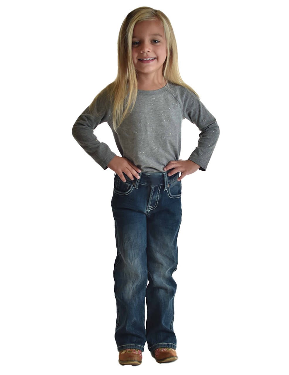 Cowgirl Tuff Girl's Edgy Winter Jean