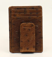 Nocona Men's Ostrich Print Money Clip