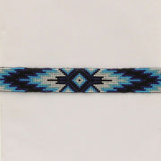 Twister Sky Blue Beaded Hatband