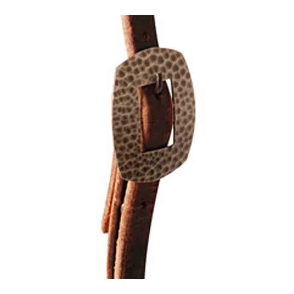 Martin Hammered Buckle Chocolate Headstall.