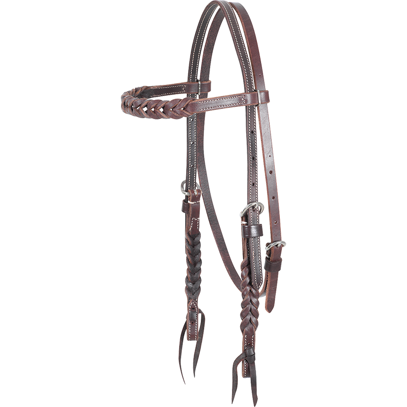 Martin Blood Knot Latigo Leather Headstall