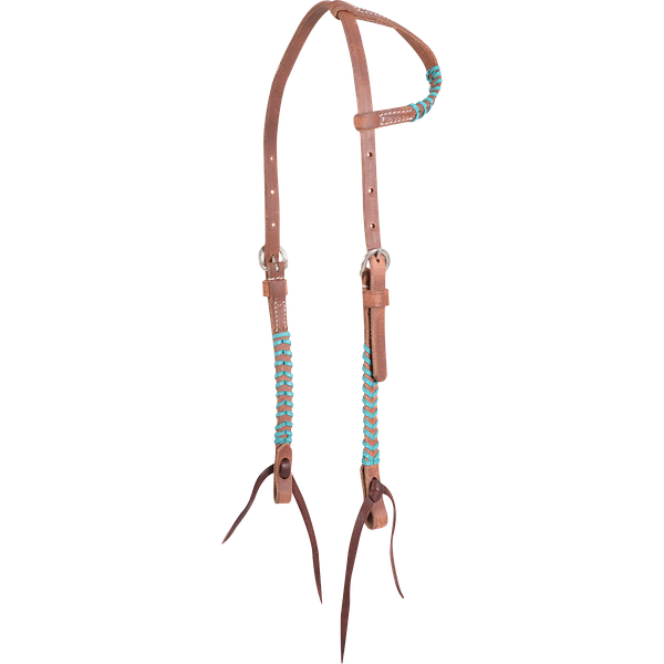 Martin SE Turq Lace SS Buckles Headstall HF22SLTQ.