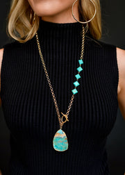 West & Co. Turquoise Pendant Necklace