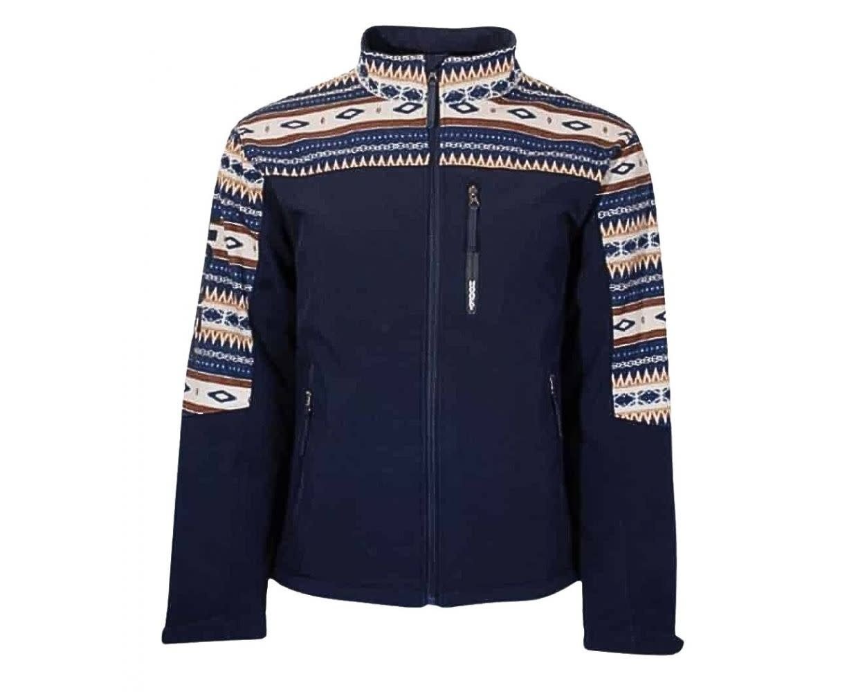 Hooey Youth Navy Serape Softshell Jacket