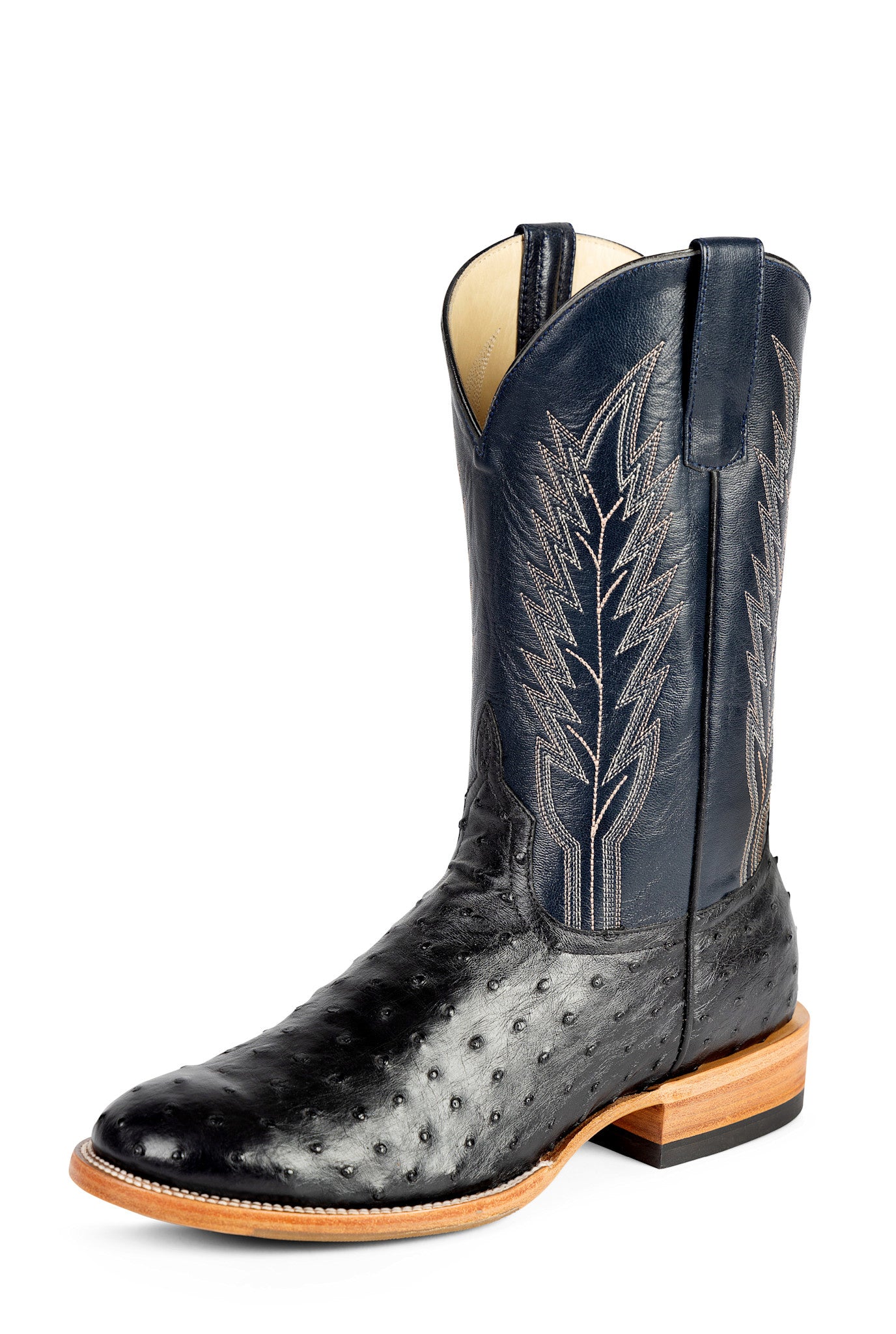 Horse Power Men's Ostrich Round Toe Boot.