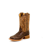 Anderson Bean Children's Caiman Print Western Boot