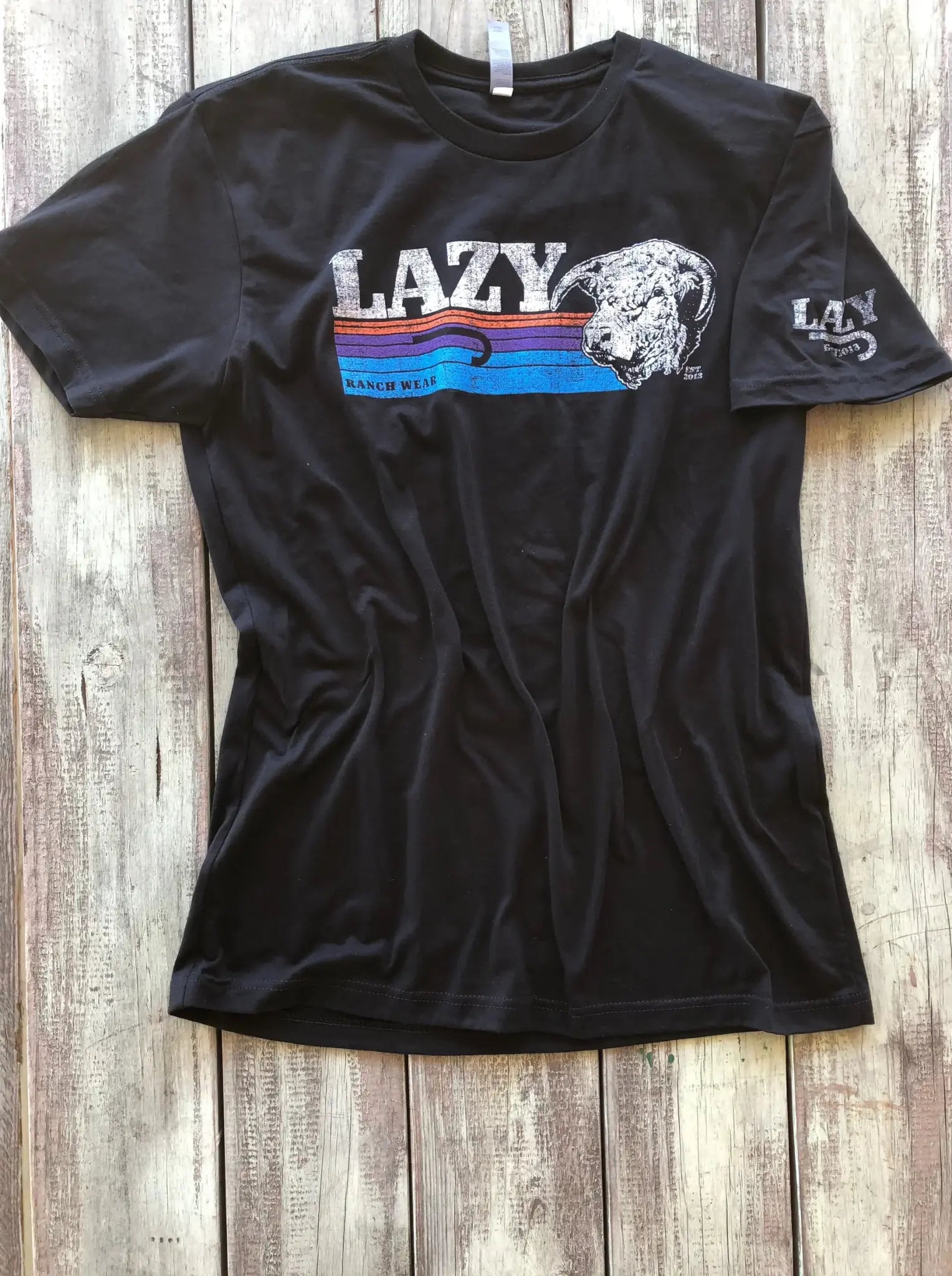 Lazy J Ranch Wear Sunset Tee.