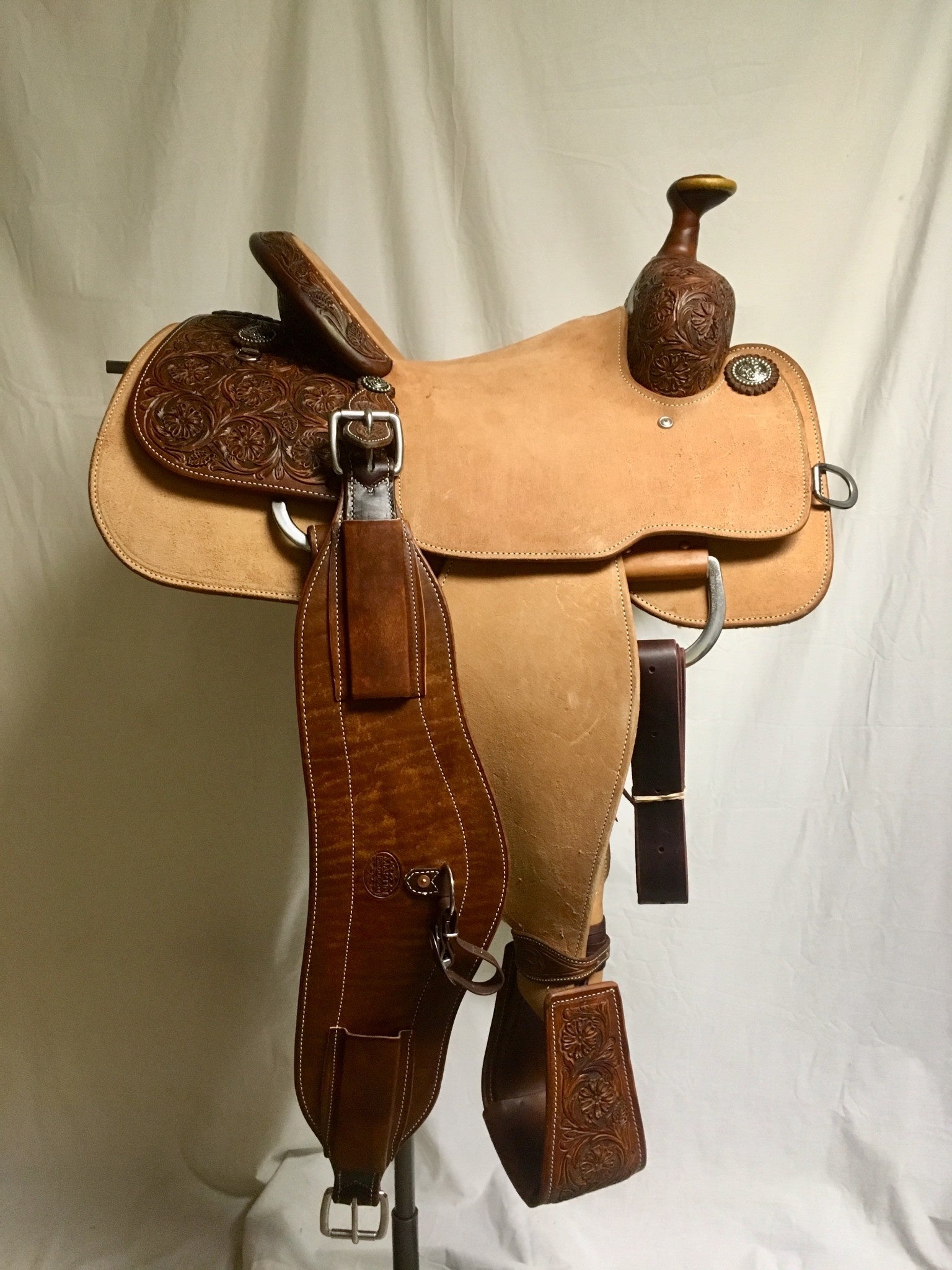 Martin 14" Hard Seat Roper Saddle