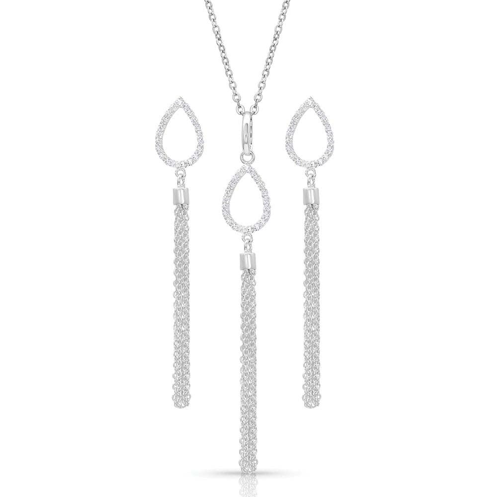 Teardrop Fringe Jewelry Set