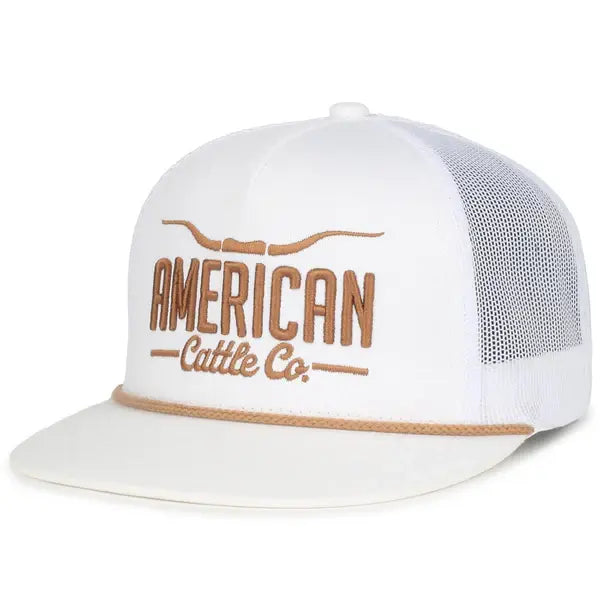 Rural Cloth Mens's American Cattle Co Longhorn Cap