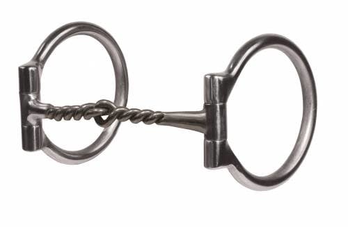 Professional's Choice Half Twist D-Ring Snaffle Bit.