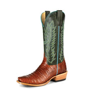 Macie Bean Ladies Caiman Belly Western Boot