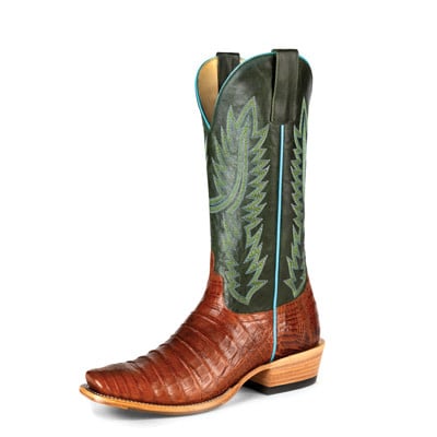 Macie Bean Ladies Caiman Belly Western Boot.