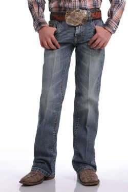 Boys Slim Fit Medium Wash Jean