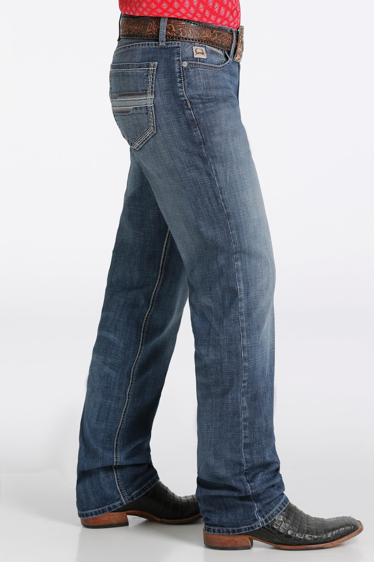 Cinch Men's Mid Rise Relaxed Bootcut Grant Jean