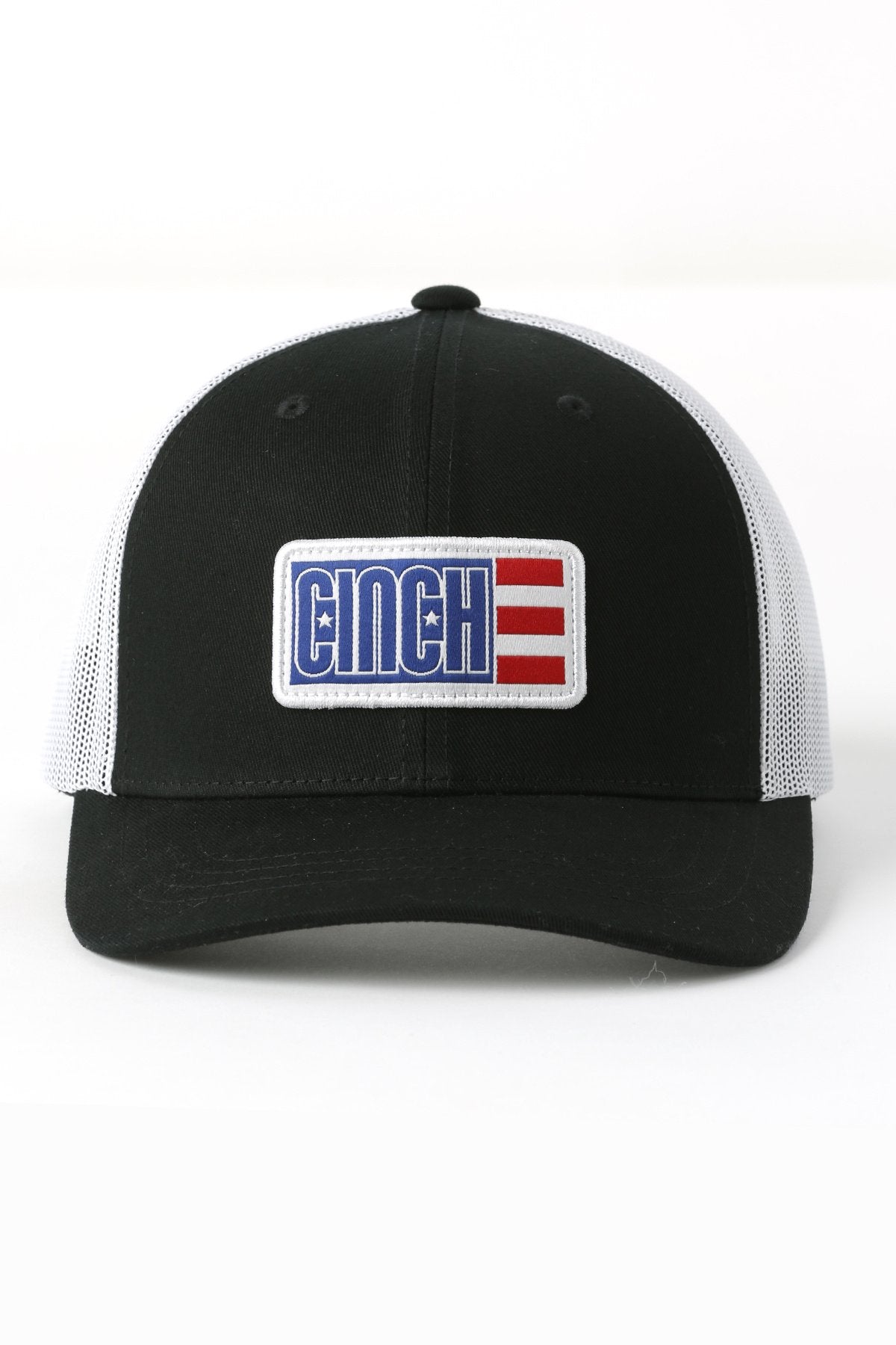 Cinch American Flag Black Trucker Cap