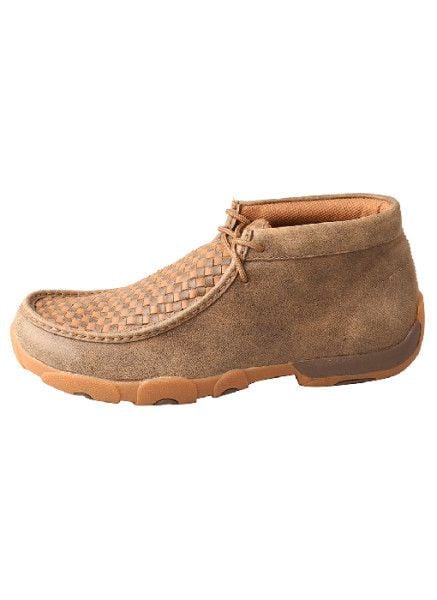 Twisted X Men's Tan Woven Driving Moccasin