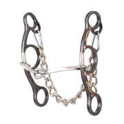 CE Diamond Short Shank O Ring Square Snaffle Gag Bit BBIT3SSG33SS