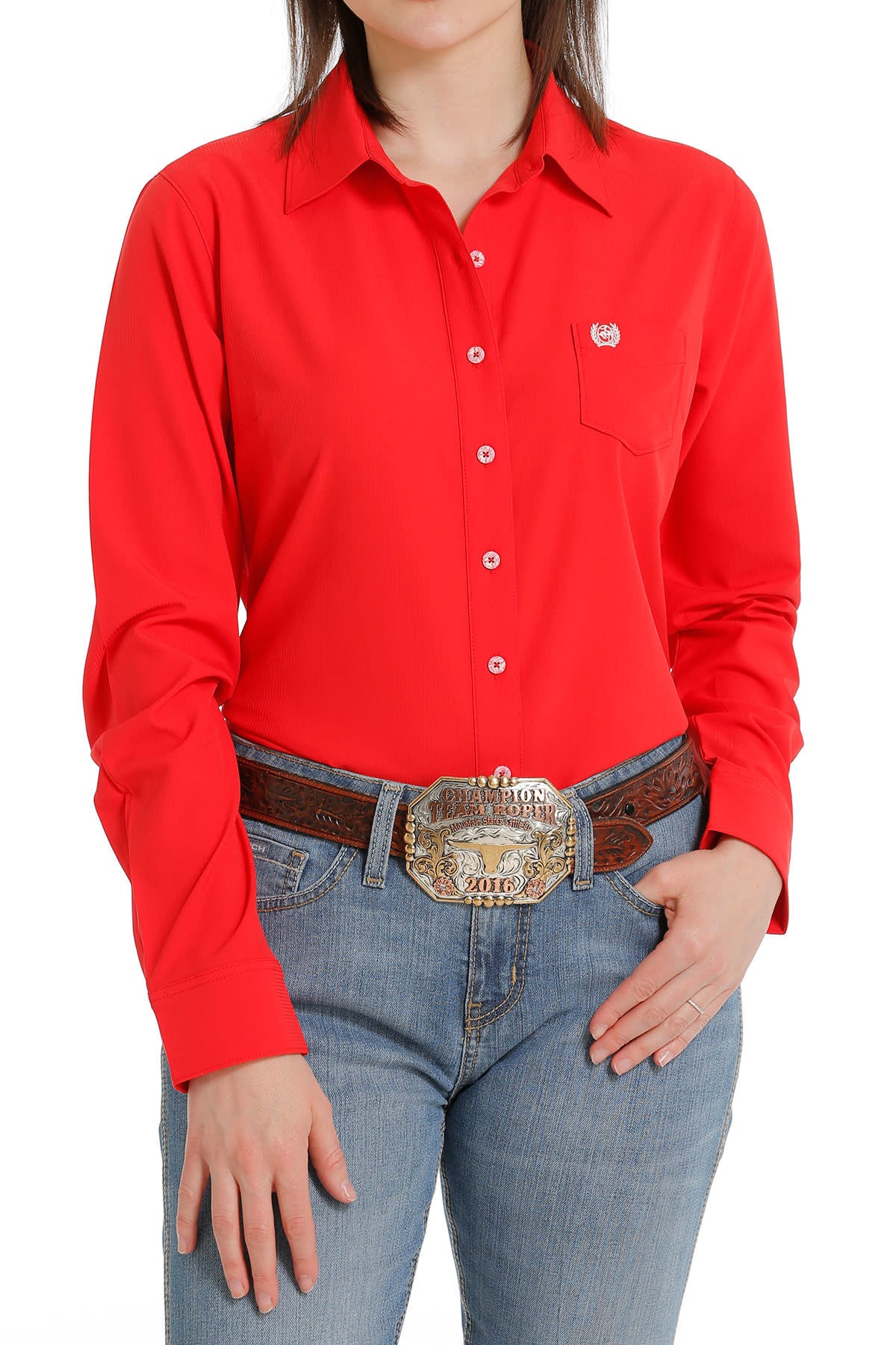 Cinch Ladies Arenaflex Button Down Shirt.