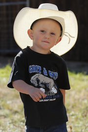 Cinch Toddler Boy's Black Tee