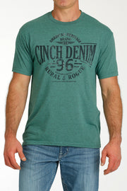 Cinch Men's Green Tee