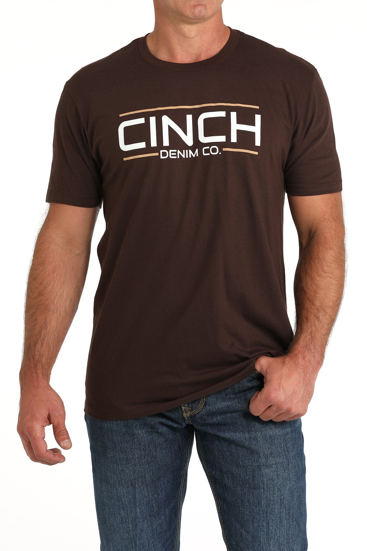 Cinch Men's Brown Graphic Tee