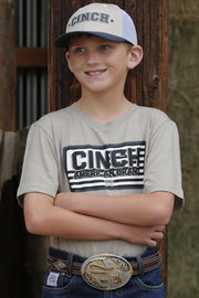 Cinch Boy's Khaki Graphic Tee