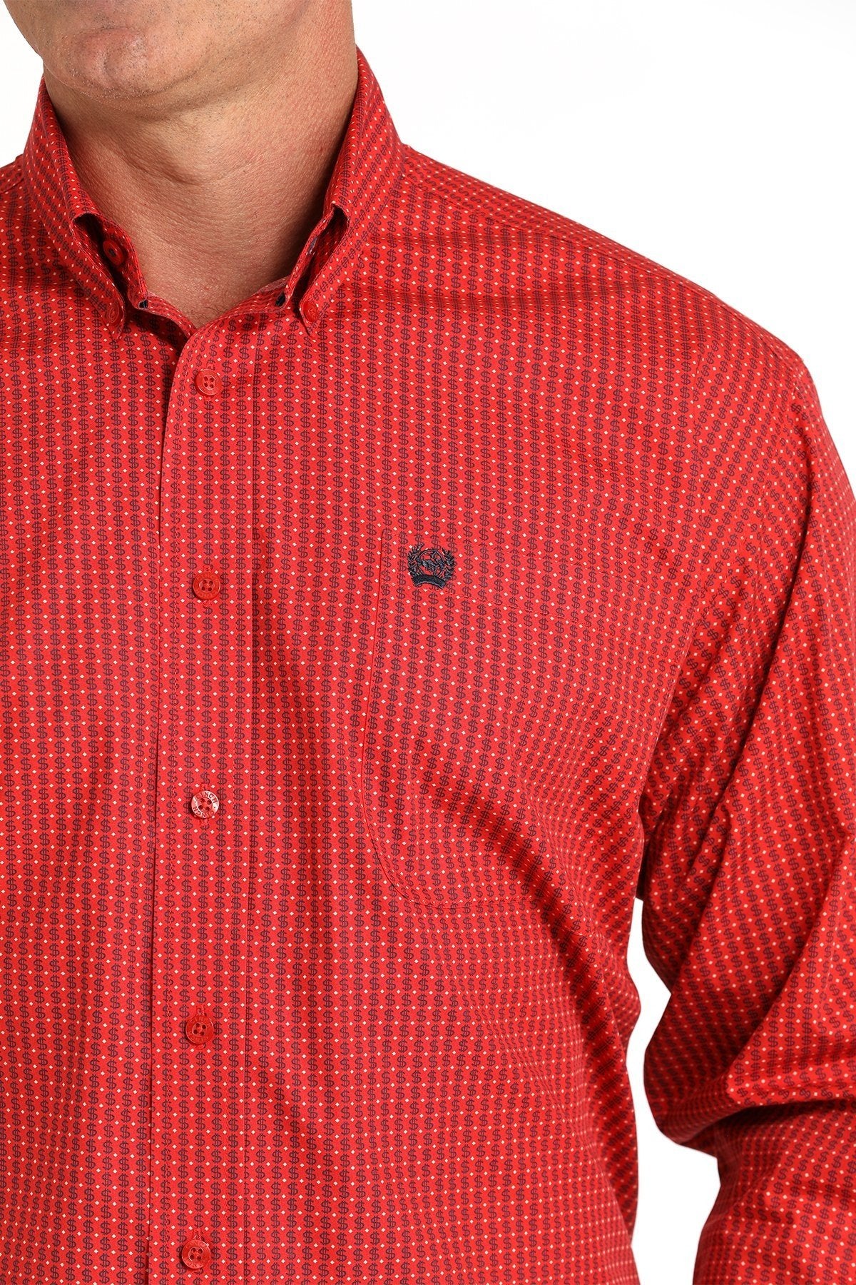 Cinch Men's Money Print Button Down Shirt