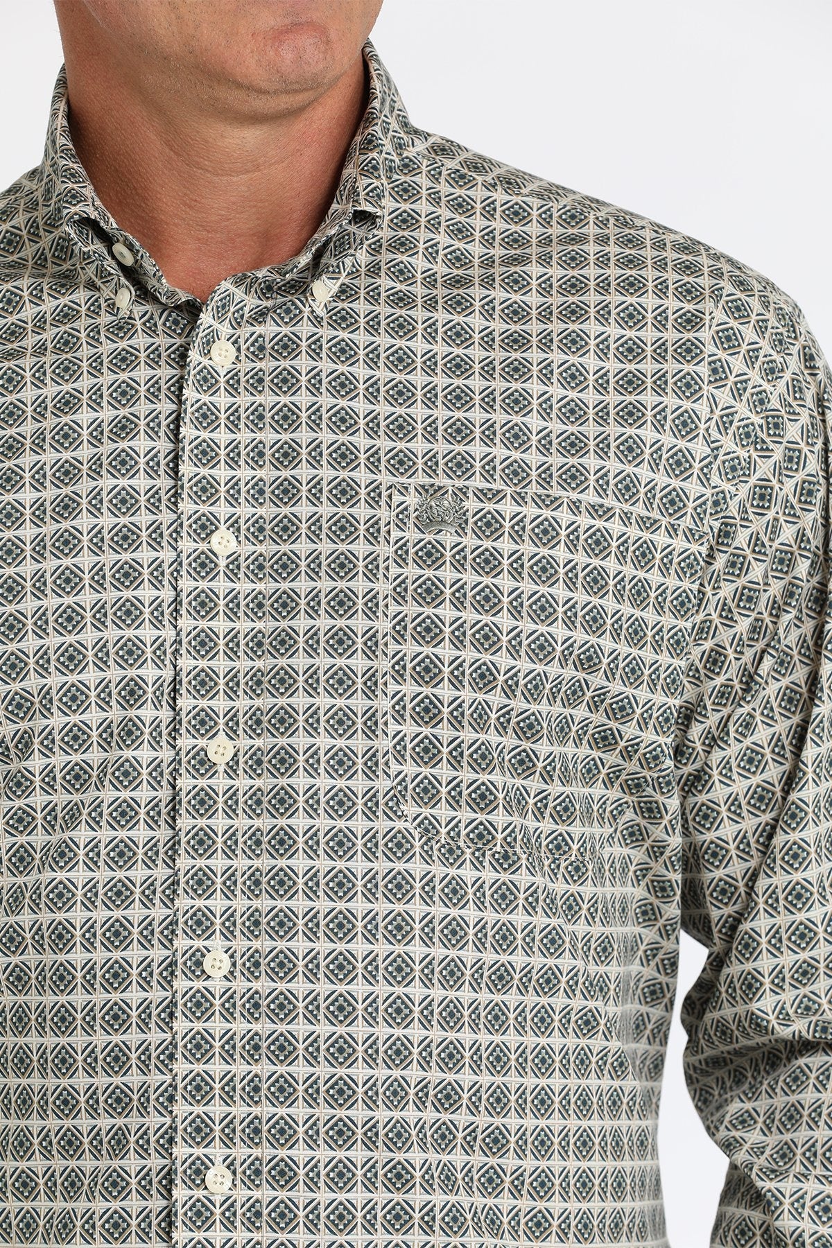 Cinch Men's Kaleidoscope Print Button Down Shirt